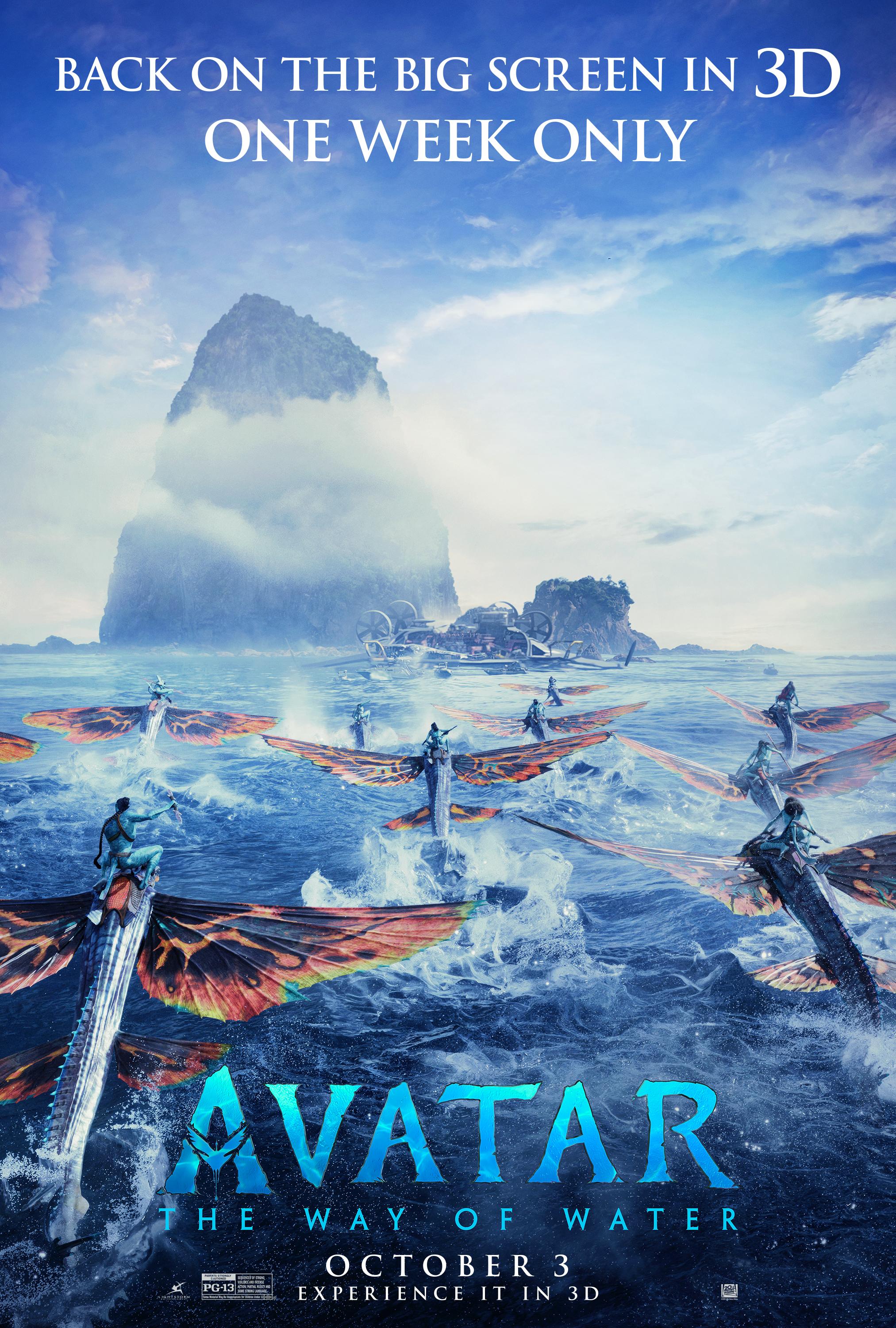 3D Avatar: The Way of Water Re-Release