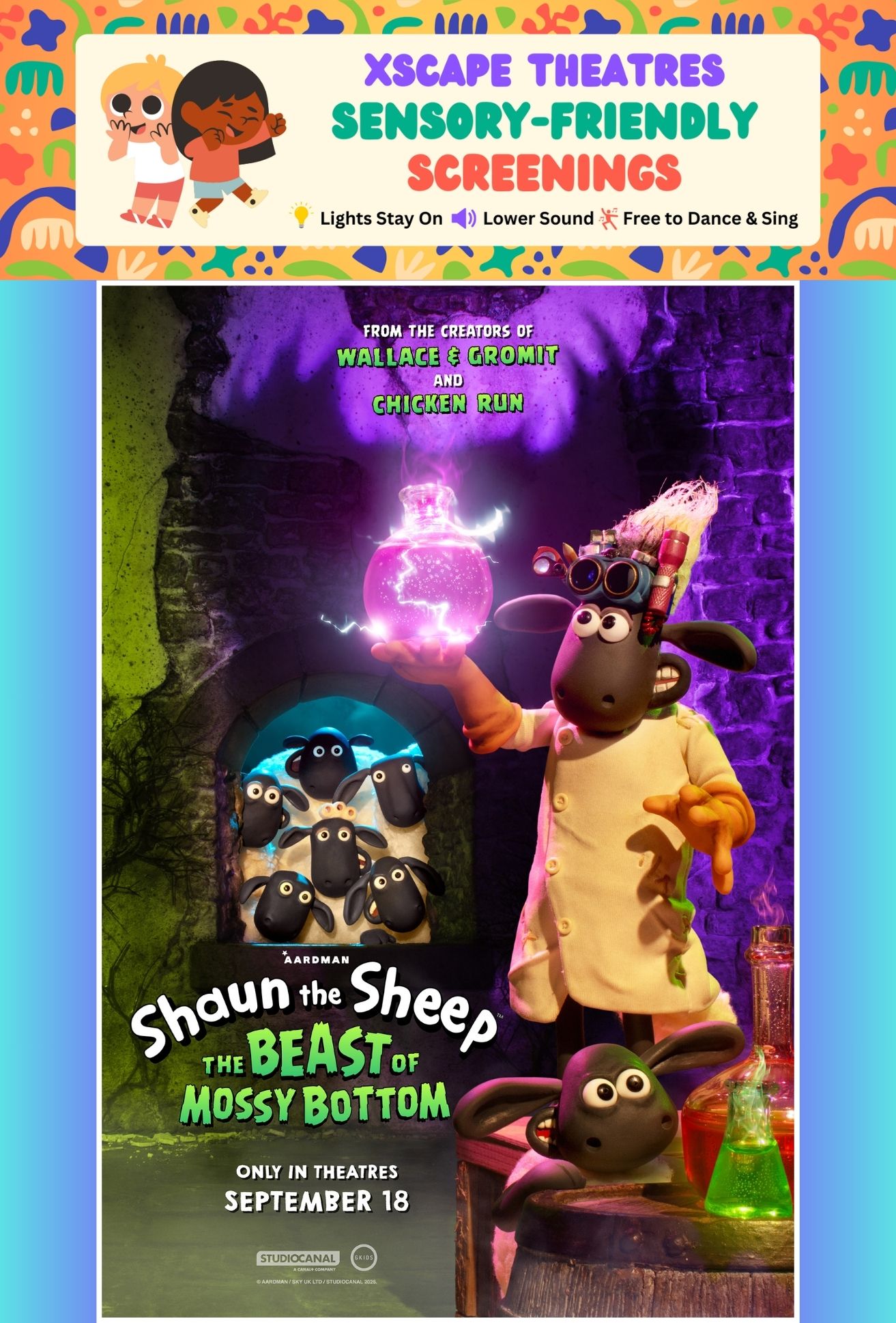 Shaun the Sheep: The Beast of Mossy Bottom (Sensory Friendly)