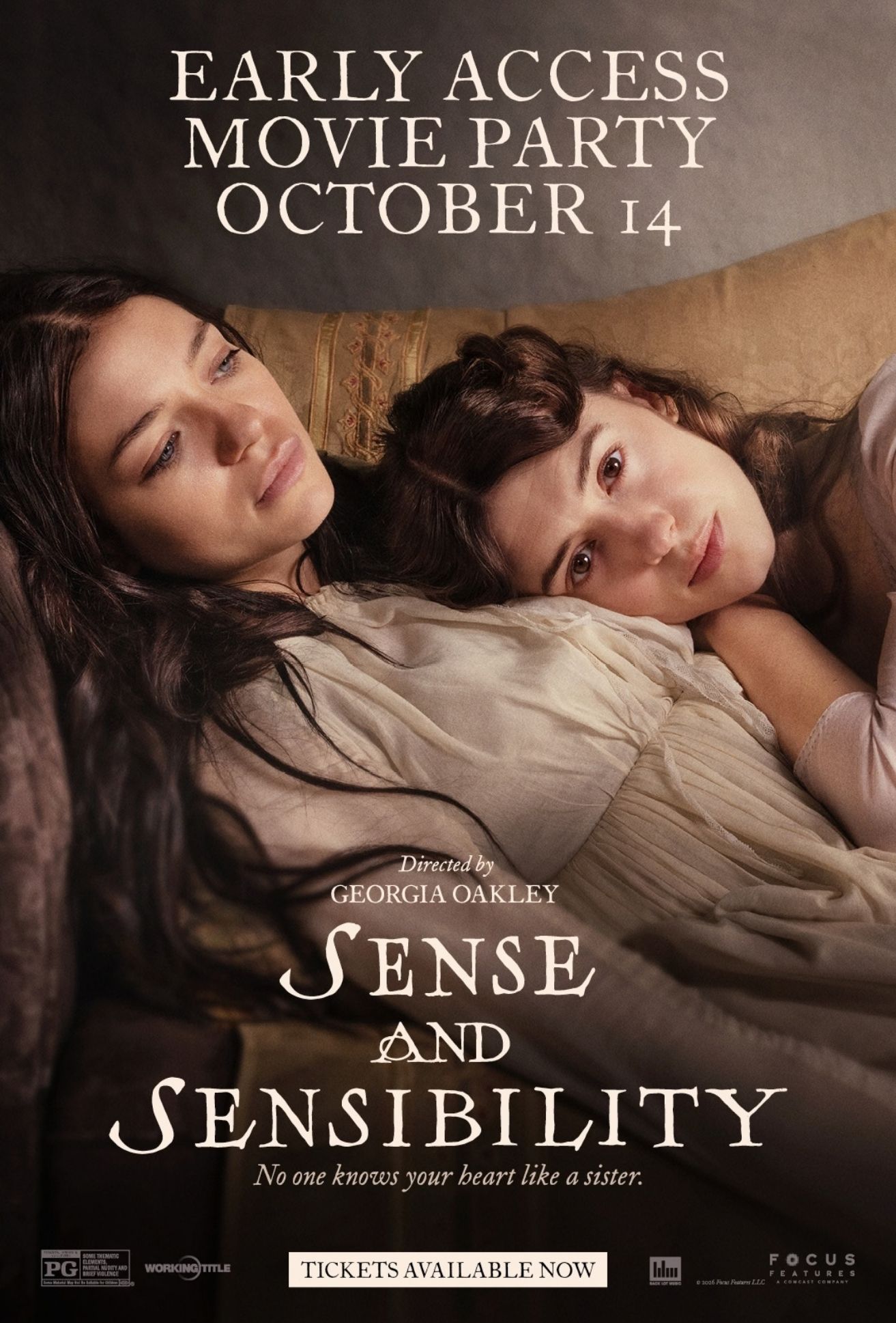 Early Access: Sense and Sensibility Slumber Party Screening