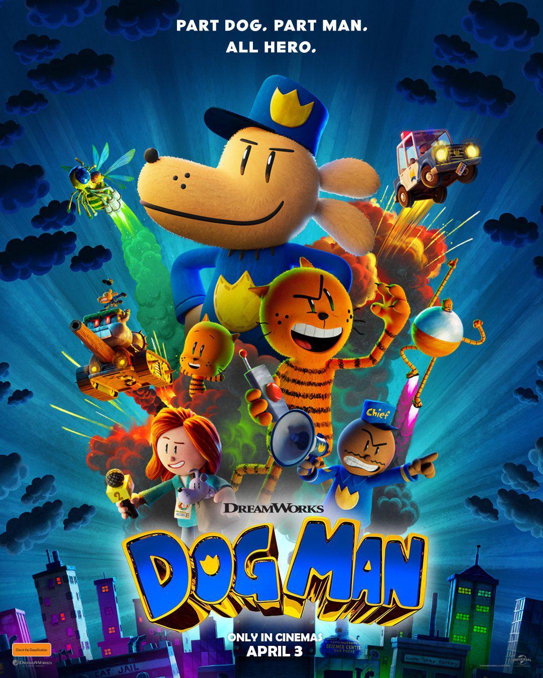 Dog Man (Open Caption)