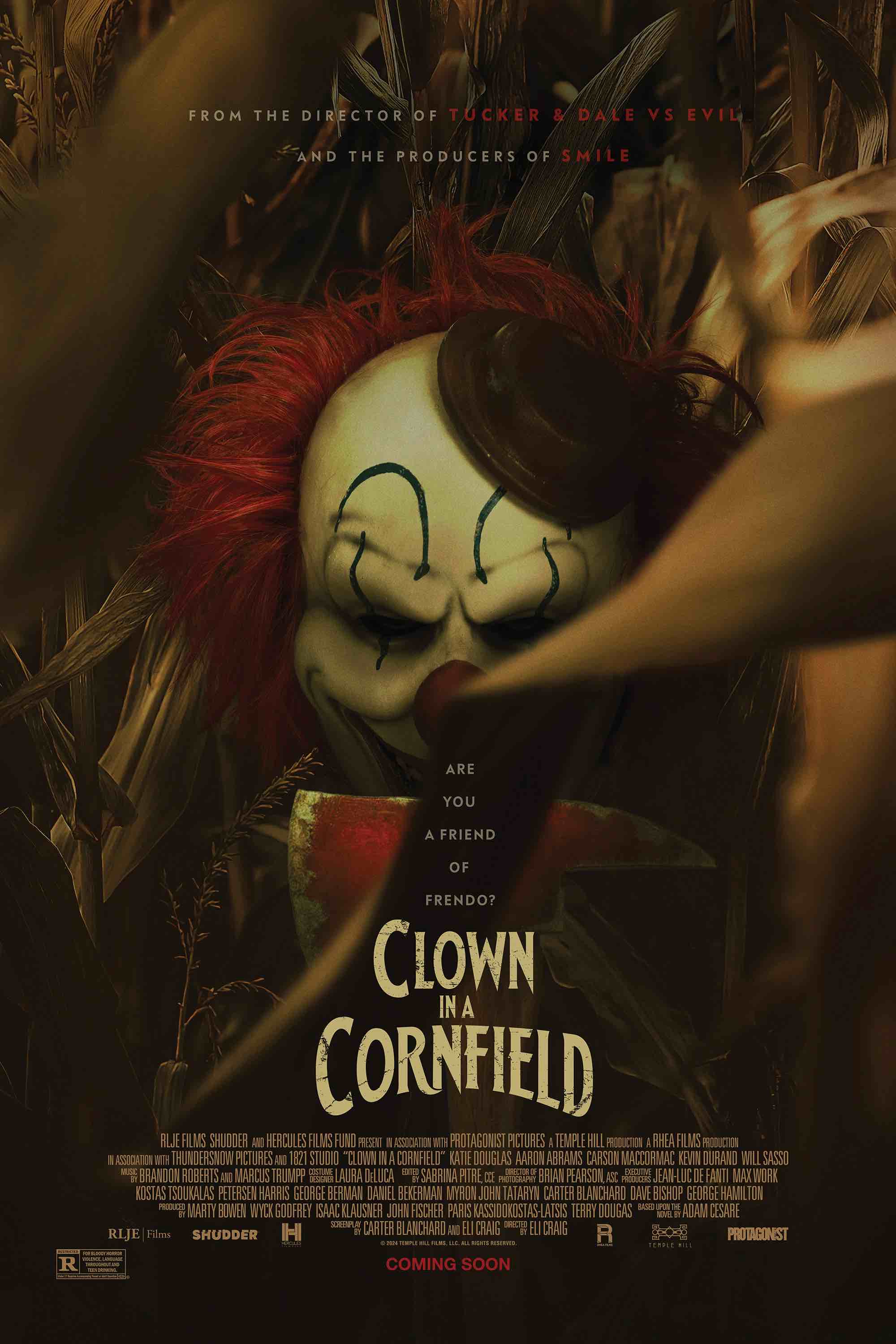 Clown in a Cornfield (Open Caption)